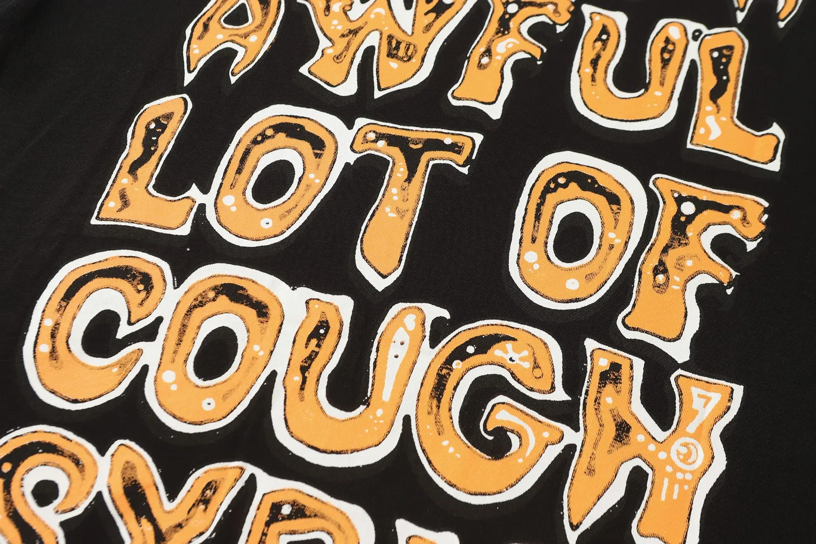 # Black/ I THAT'S A AWFUL LOT OF COUGH SYRUP In Stock T （fabric):32 Sizes（size）：S-M L X L （colour）：White、Black